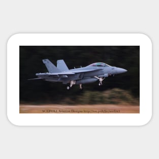 EA-18G Growler Super Hornet FCLP 13 Sticker